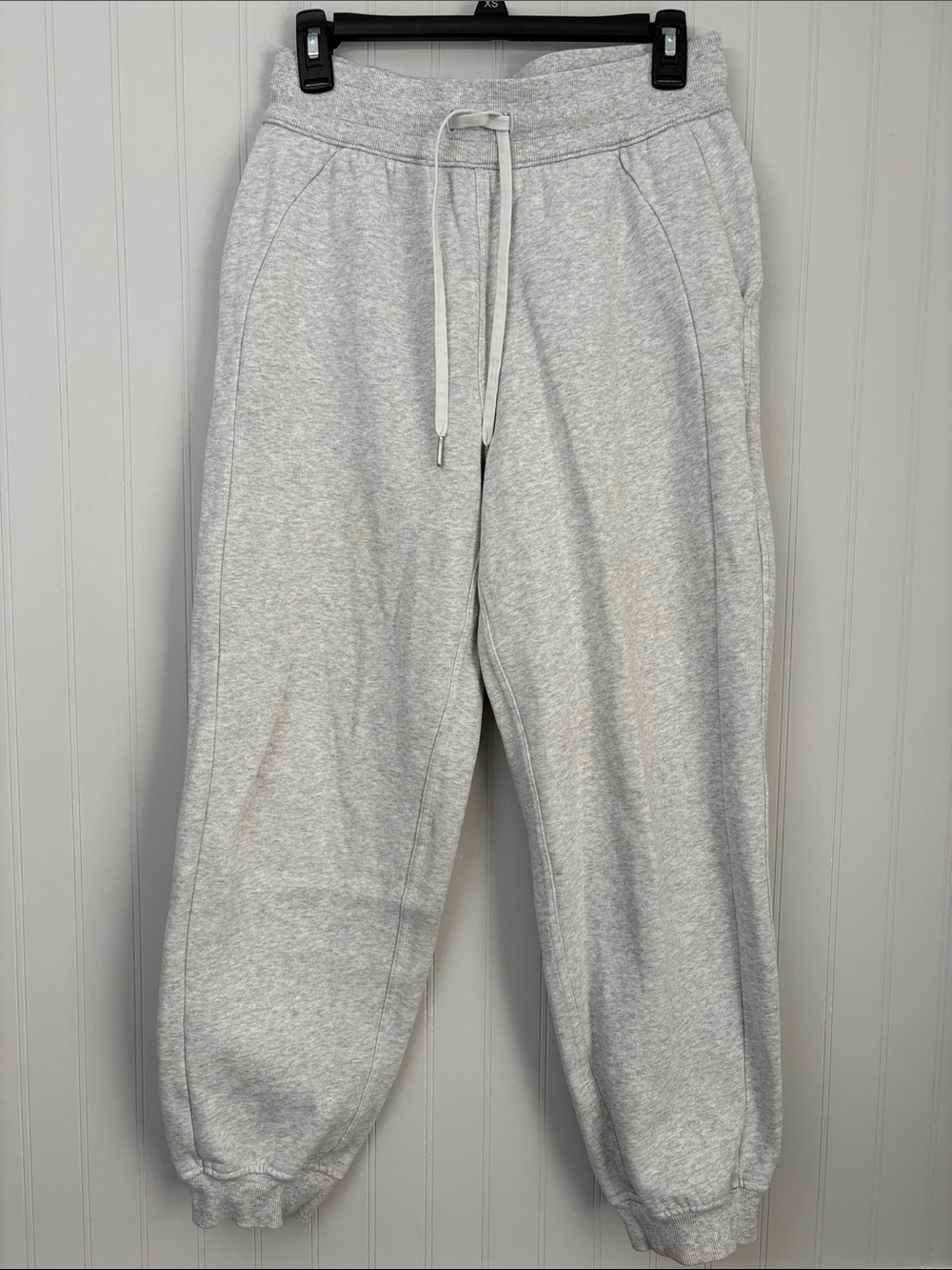 Lululemon Scuba High-Rise Relaxed Jogger Pants Women Size 6 Light Grey